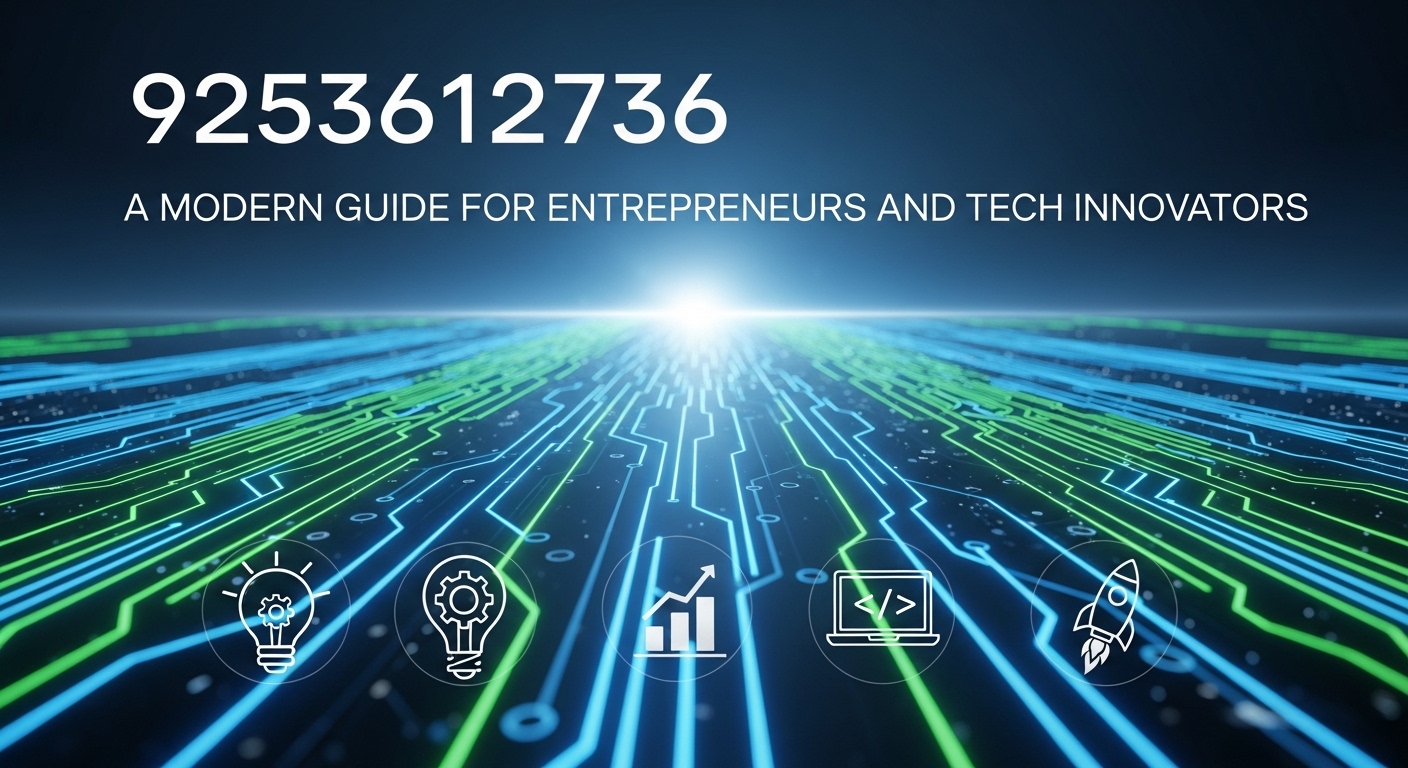 9253612736: A Modern Guide for Entrepreneurs and Tech Innovators